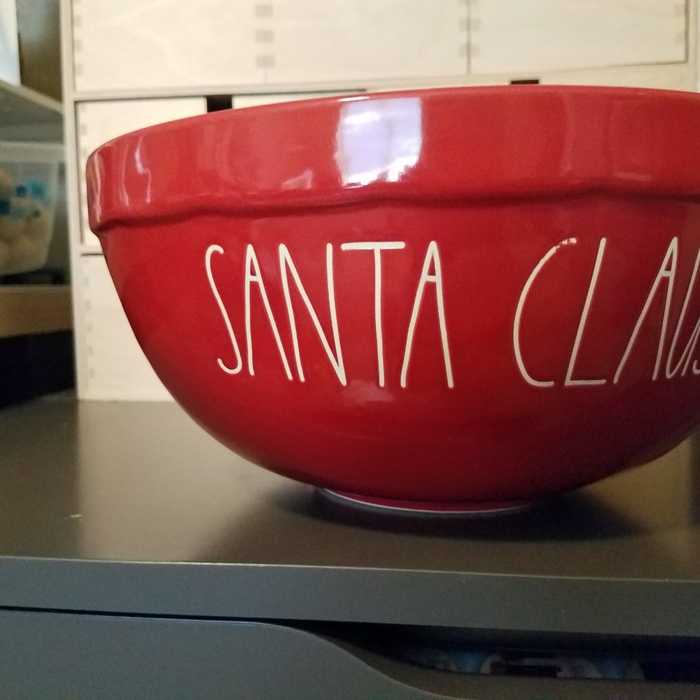 Rae Dunn red mixing bowl